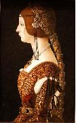 FIGINO, Giovanni Ambrogio Blanca Maria Sforza France oil painting artist